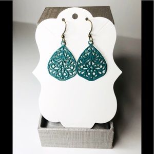 ♡ 2 for 20$ ♡ Floral Cutout Verdigris Earrings